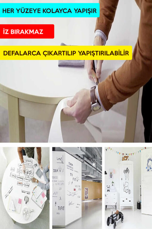 Yapışkansız Sihirli Yazı Tahtası Pano