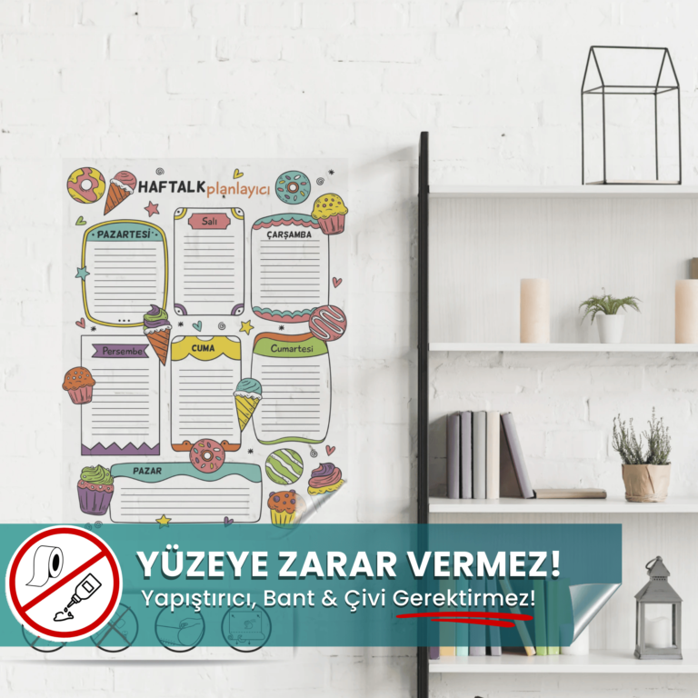 Renkli Haftalık Planlayıcı