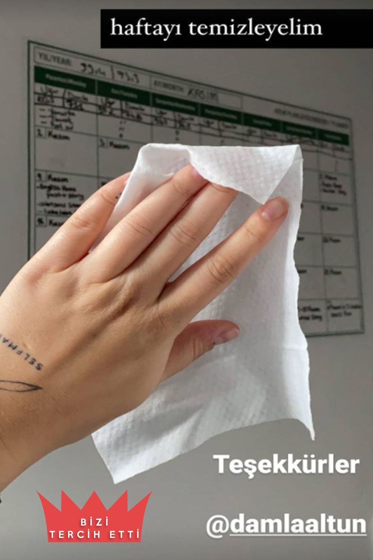 Pi Papers Aylık Planlayıcı - Statik Akıllı Kağıt (85x56 cm) - Görsel 6