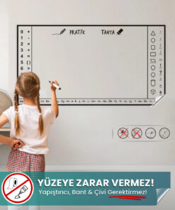 Şeffaf Statik Yazı Tahtası yapışkansız statik akıllı kağıt