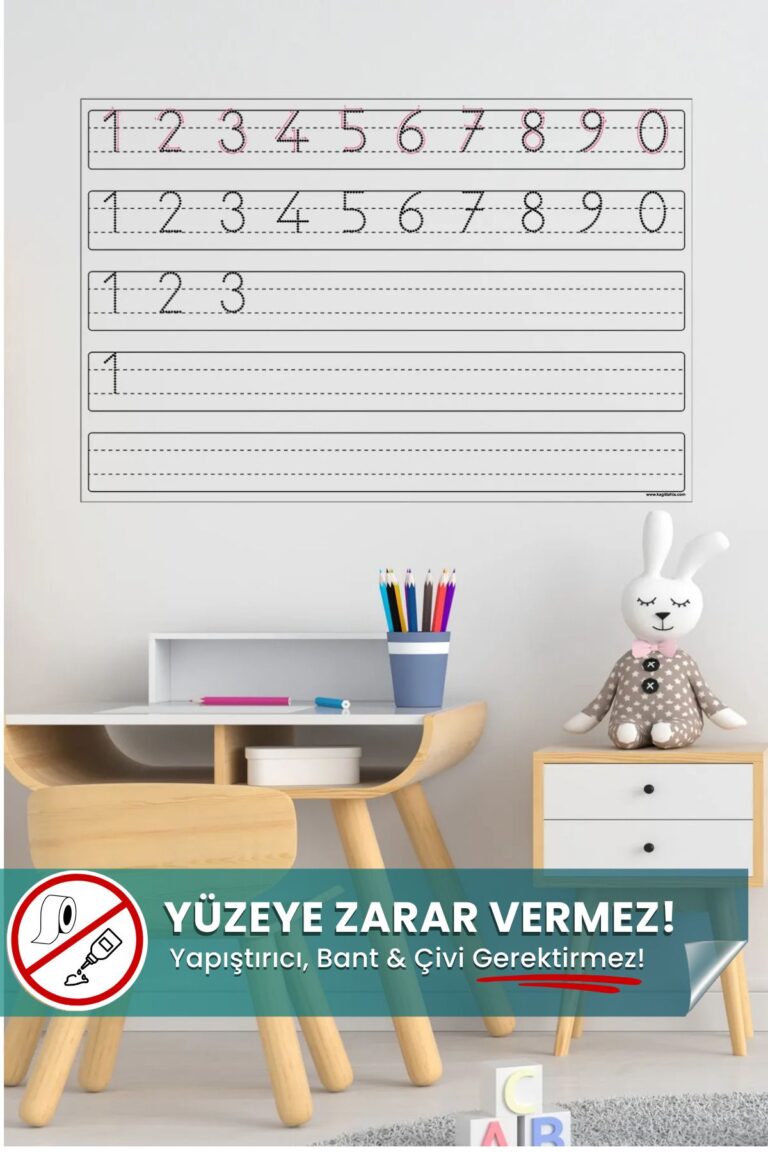 Rakam Yazma Çalışması yapışkansız statik akıllı kağıt