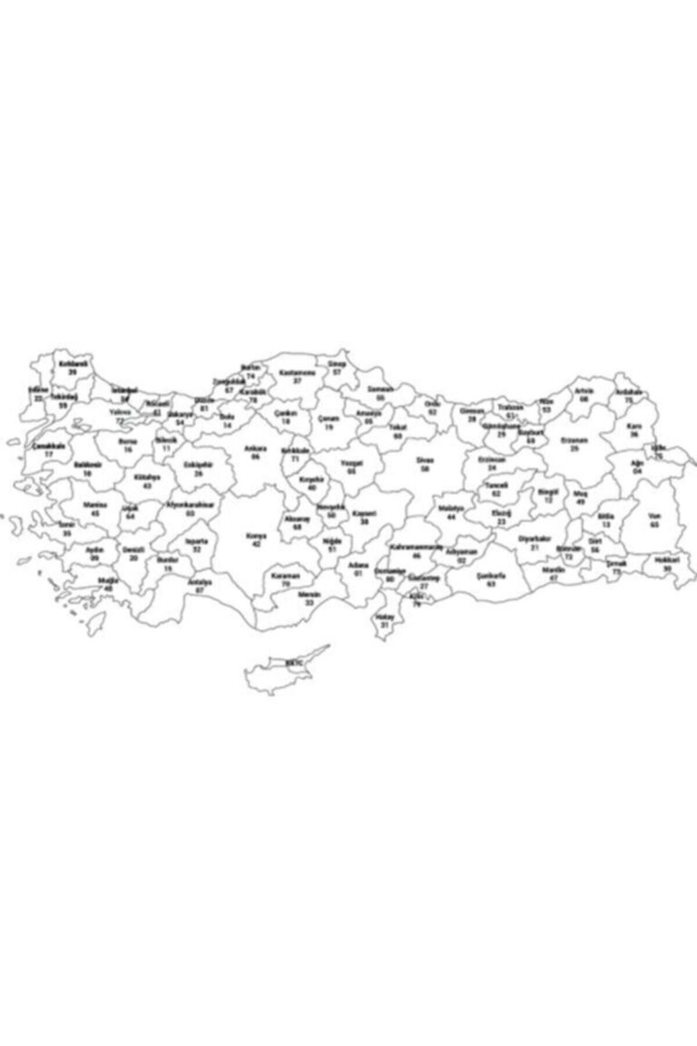 Türkiye İl Haritası – Kendiliğinden Tutunan Statik Akıllı Kağıt (150 x 87 cm)