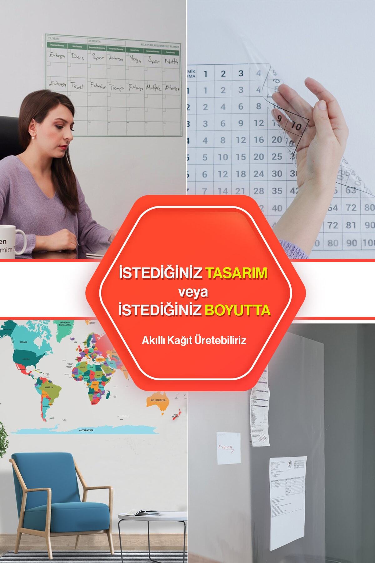 Uzay Temalı Yaz Sil Boyama Etkinliği | Statik Akıllı Kağıt Sticker (50x40 cm) - Görsel 7