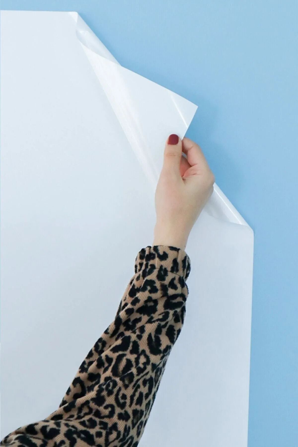 Pi Papers 100x150 cm 1 Beyaz 1 Şeffaf Yapışkansız Statik Akıllı Kağıt Yazı Tahtası (2'li Set) - Görsel 3