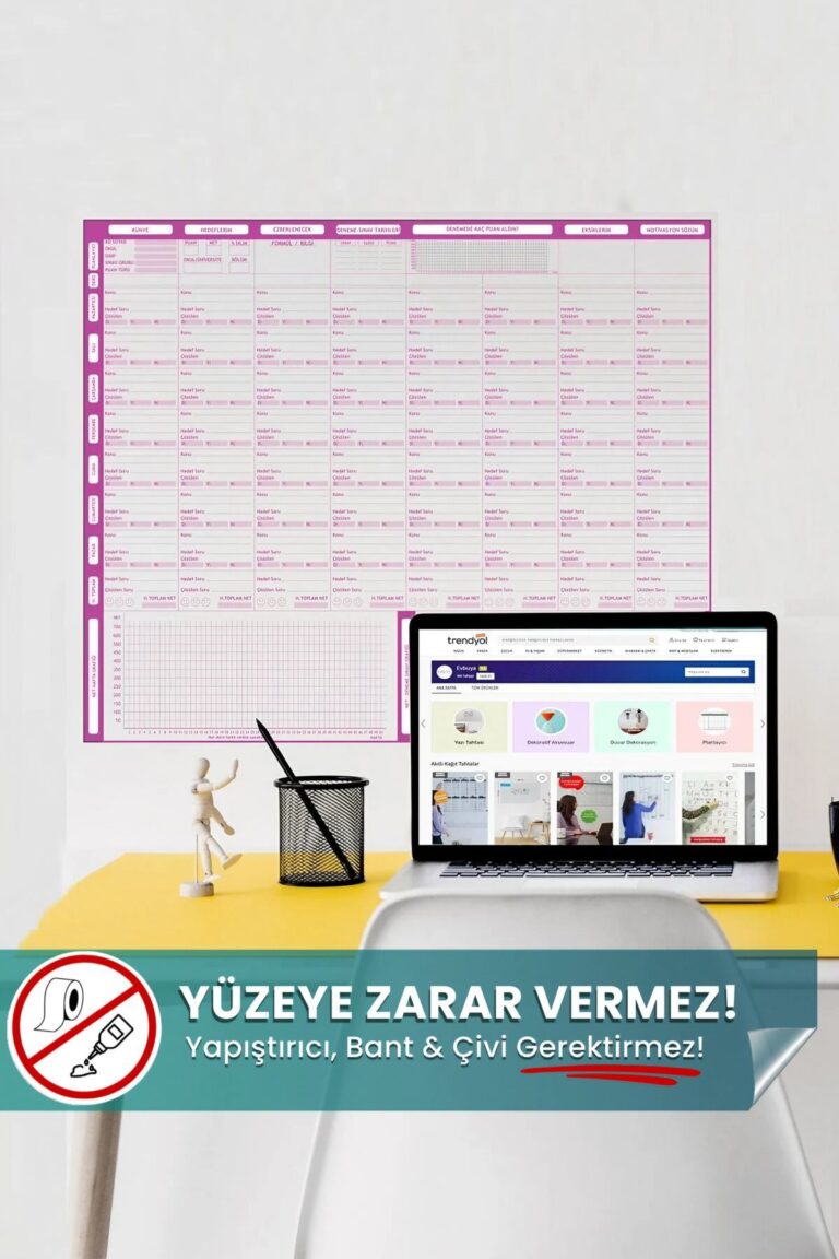 YKS 120x100 cm yapışkansız statik akıllı kağıt