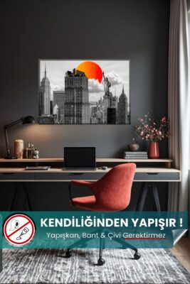 Güneşin Uyandığı Şehir yapışkansız statik akıllı kağıt