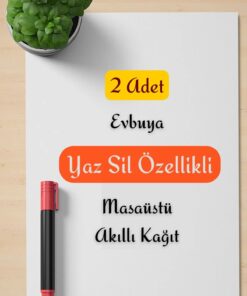 Yaz Sil Özellikli A4 Masaüstü Akıllı Kağıt yapışkansız statik akıllı kağıt