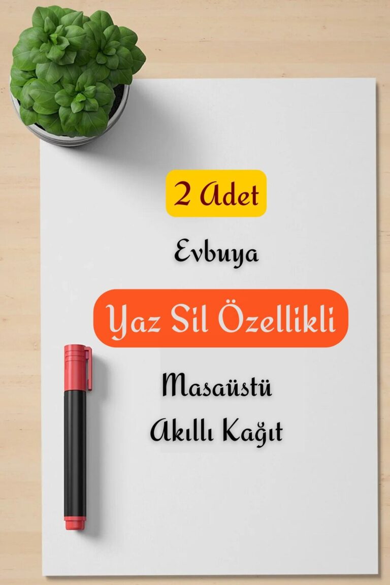 Yaz Sil Özellikli A4 Masaüstü Akıllı Kağıt yapışkansız statik akıllı kağıt