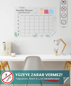 Aylık Planlayıcı Akıllı Kağıt yapışkansız statik akıllı kağıt