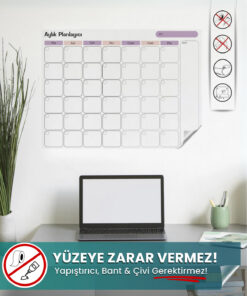 Aylık Planlayıcı Akıllı Kağıt yapışkansız statik akıllı kağıt
