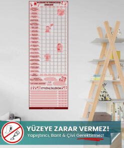 Davranış 36x100 cm yapışkansız statik akıllı kağıt