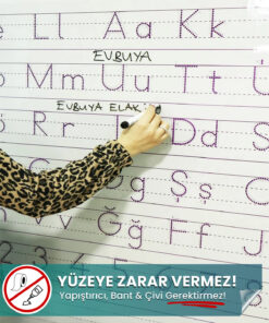 Harfli Elakin Kendiliğinden Tutunan Statik Yapışkansız Sihirli yapışkansız statik akıllı kağıt