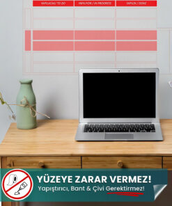 Kanban Tekniği Planlayıcı yapışkansız statik akıllı kağıt